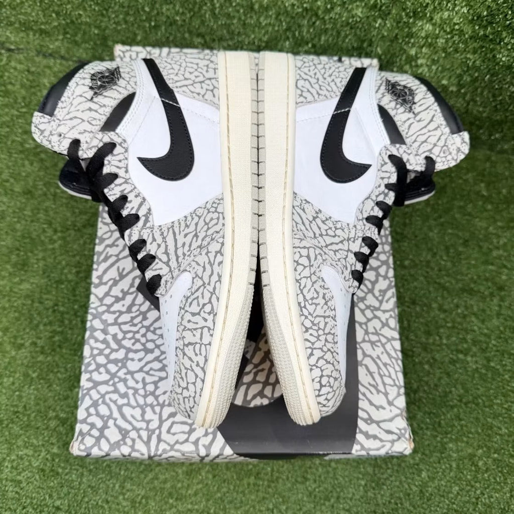 Used - Air Jordan 1 Retro High OG White Cement - US M 8.5 - detail 3